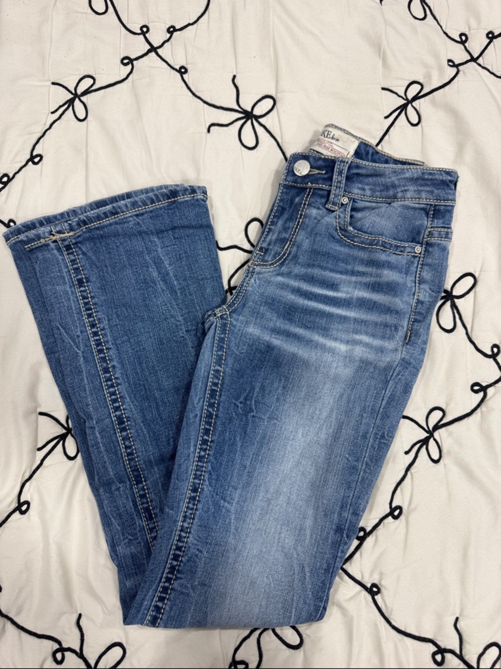 Classic Women's Blue Denim Jeans - BKE